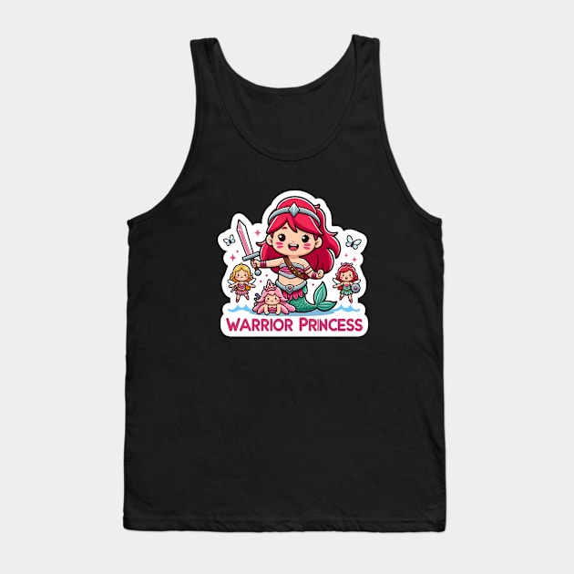 Warrior Princess Tank Top by Insaneluck